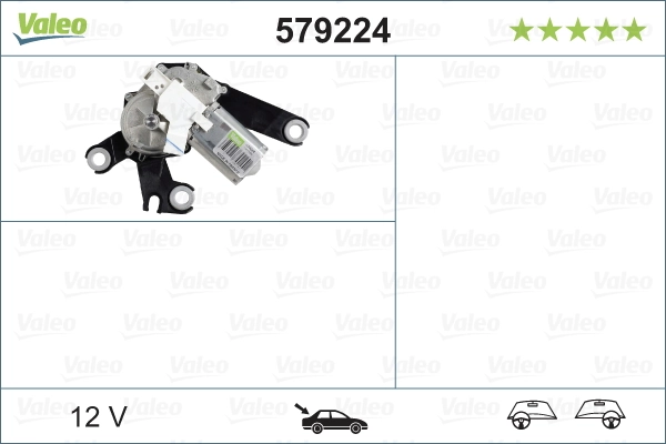579224 VALEO Моторчик заднього двірника