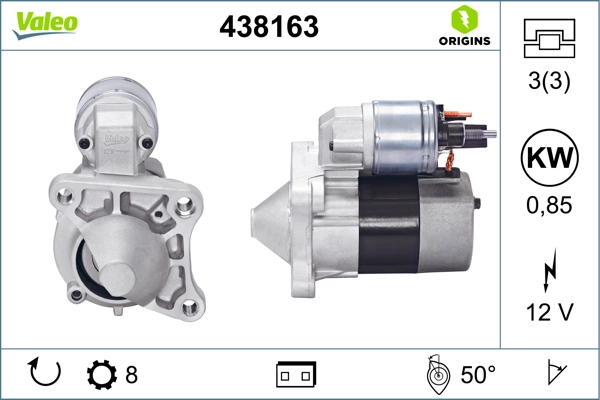 Купити 438163 VALEO Стартер