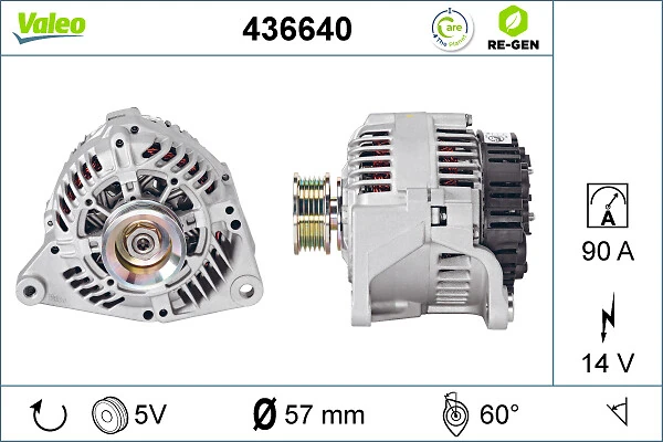 Купити 436640 VALEO Генератор