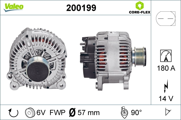 Генератор 4801715AA Chrysler
