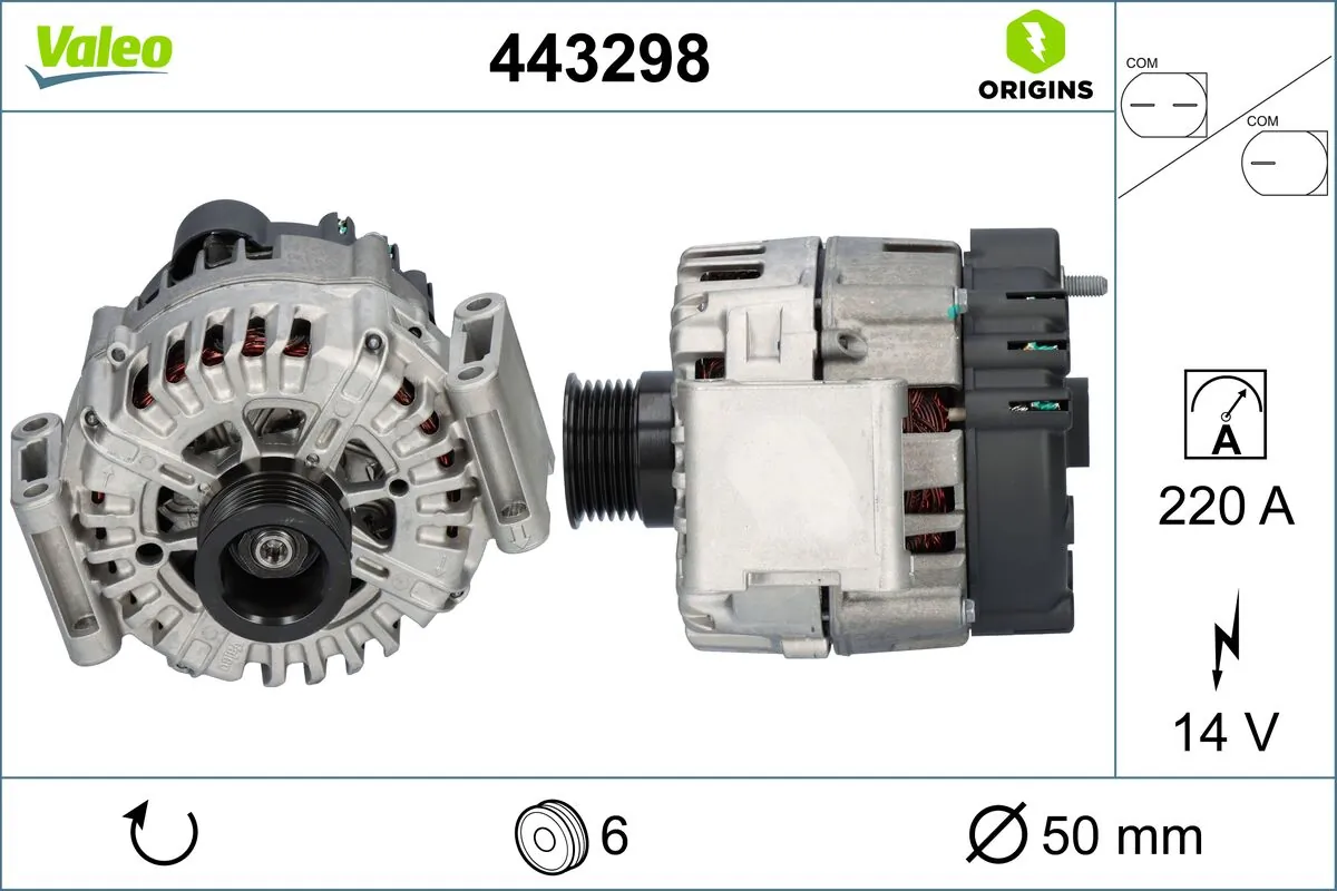 Купити 443298 VALEO Генератор