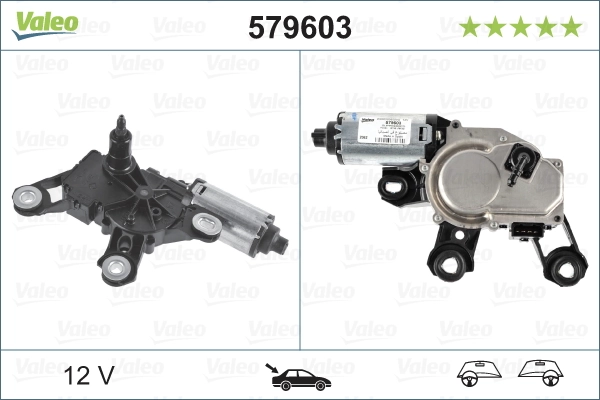 Склоочисник дверей задка VALEO 579603 ціна, від 113.88 USD