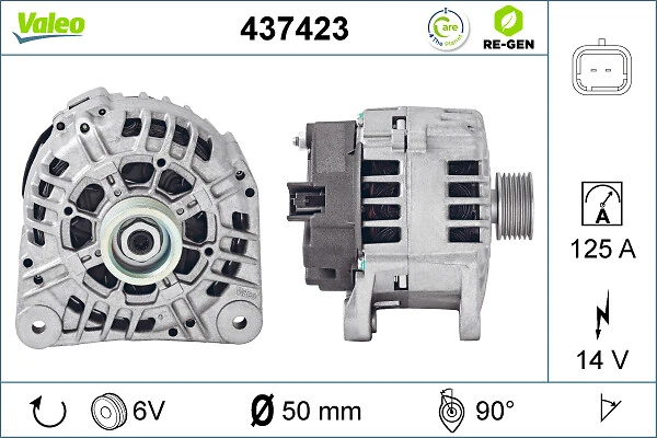 Купити 437423 VALEO Генератор