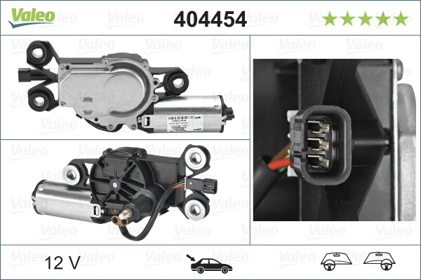 Задній механізм склоочисника VALEO 404454