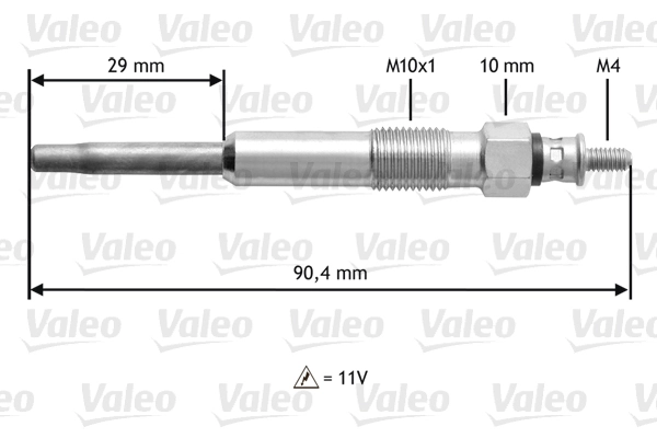 Свіча накалу Renault Clio SYMBOL седан (LB0, LB1, LB2) (1998 - 2008) ціна, від 4.18 USD