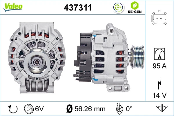 Купити 437311 VALEO Генератор