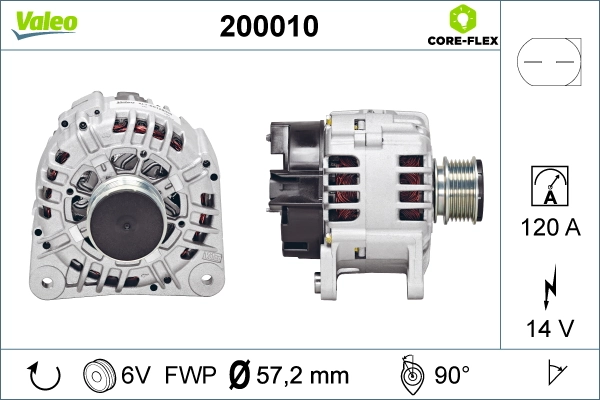 Купити 200010 VALEO Генератор