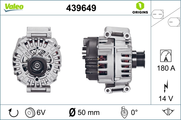 Купити 439649 VALEO Генератор