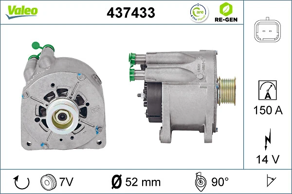 Купити 437433 VALEO Генератор