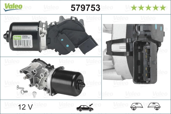 Купити 579753 VALEO Мотор двірника