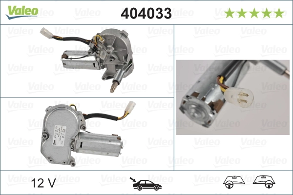 Купити 404033 VALEO Двигун склоочисника заднього скла