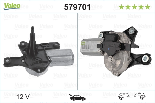 Склоочисник дверей задка VALEO 579701 ціна, від 65.87 USD