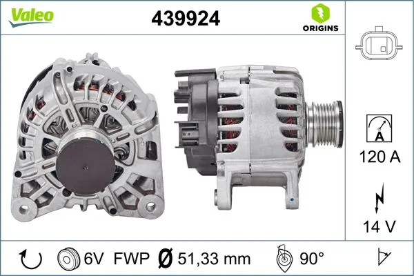 Купити TG12C163 VALEO Генератор