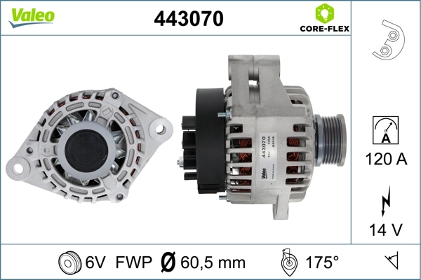 Генератор Magneti Marelli 943318901010 ціна, від 178.54 USD