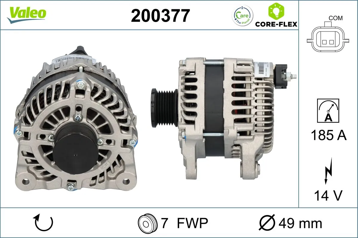 Купити 200377 VALEO Генератор