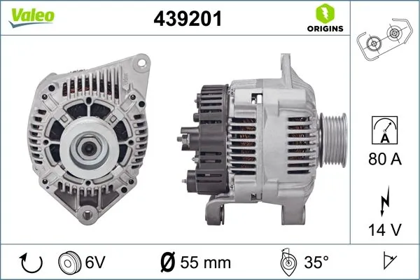 Купити 439201 VALEO Генератор