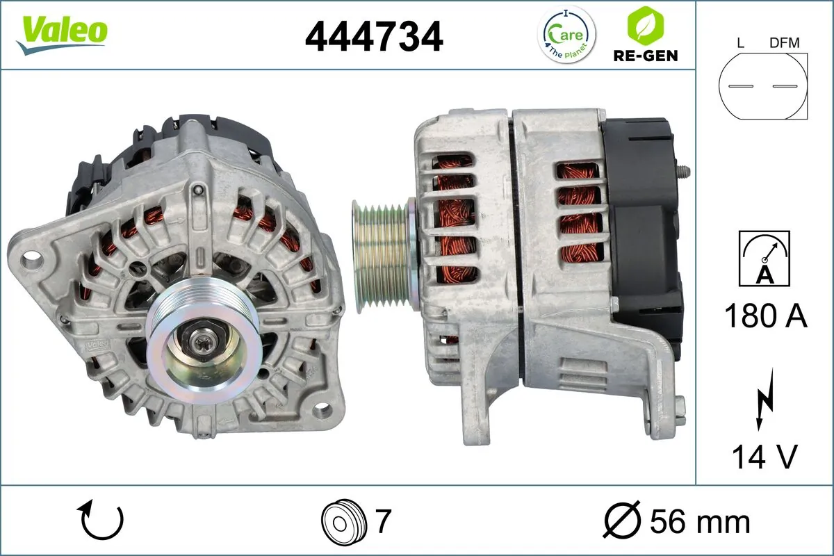 Генератор VALEO FG18S109 ціна, від 251.70 USD