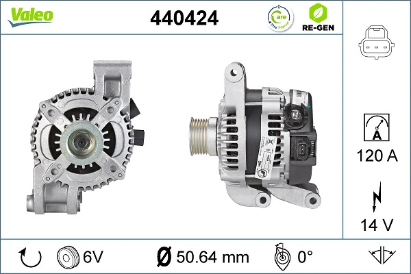 Купити 440424 VALEO Генератор