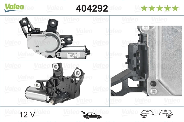 Купити 404292 VALEO Двигун склоочисника заднього скла