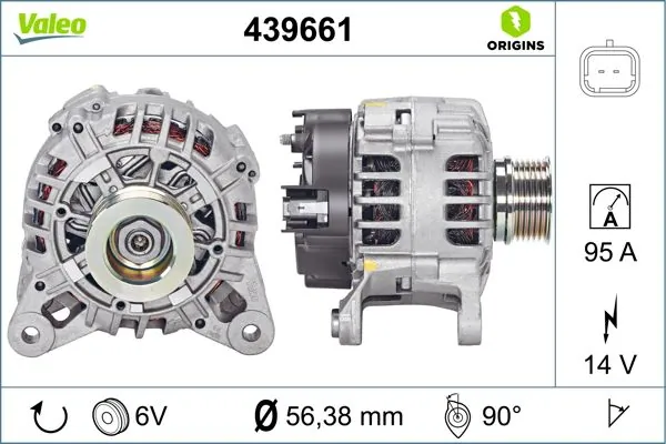 Купити 439661 VALEO Генератор