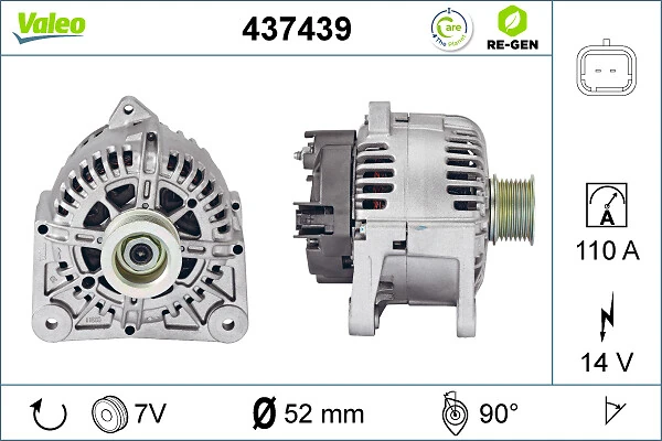 Купити 437439 VALEO Генератор