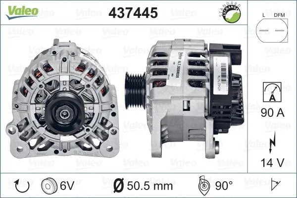 Генератор автомобільний VALEO 2542747A