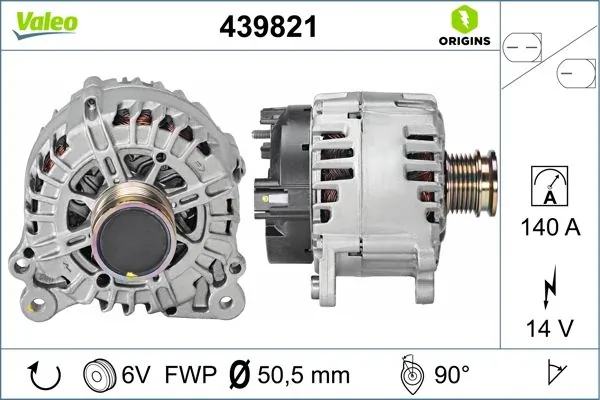 Купити 439821 VALEO Генератор