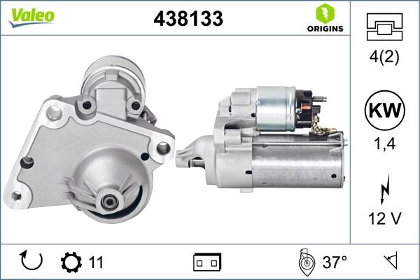 Купити 438133 VALEO Стартер