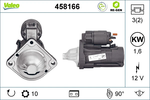 Купити 458166 VALEO Стартер