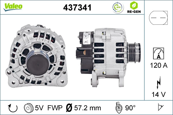 Купити 437341 VALEO Генератор