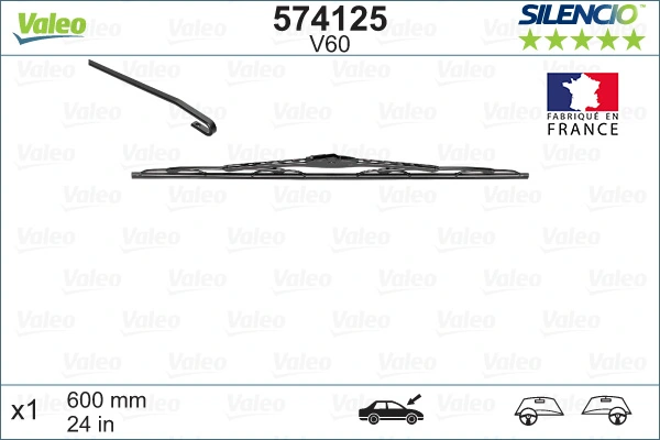 Двірники VALEO 574125