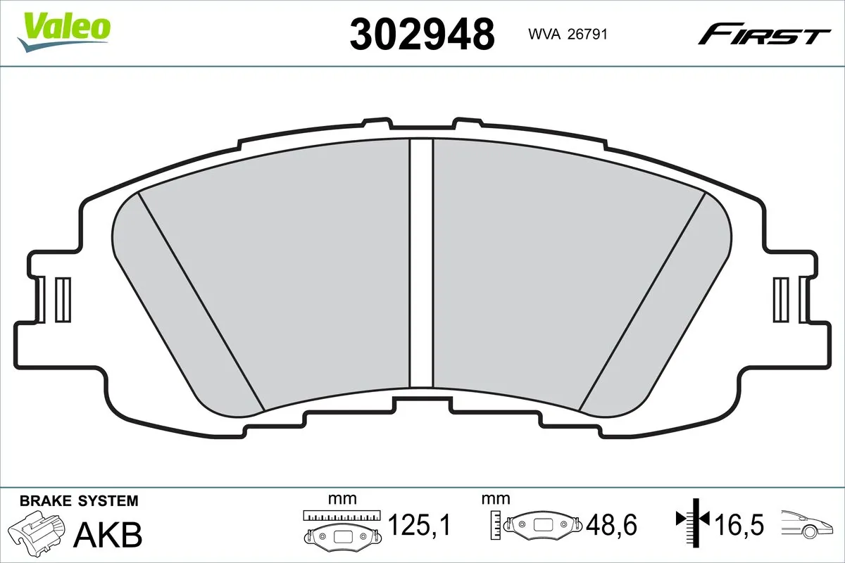 Купити 04465K0020 Toyota Колодки гальмівні передні, дискові