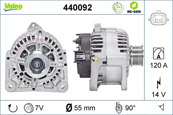 Купити 440092 VALEO Генератор