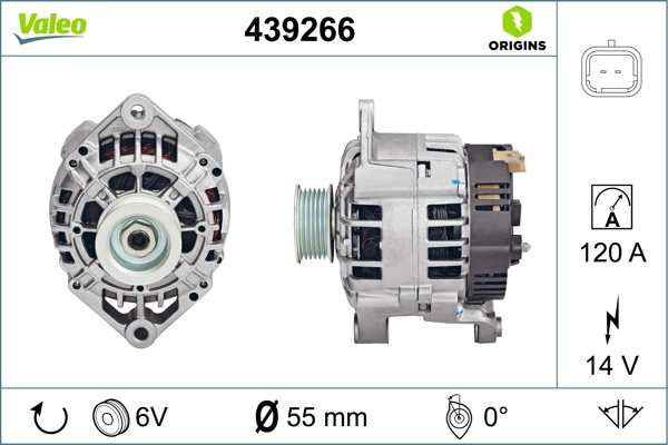 Купити 439266 VALEO Генератор