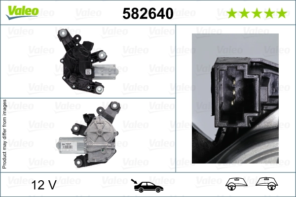Моторчик заднього склоочисника 582640 VALEO
