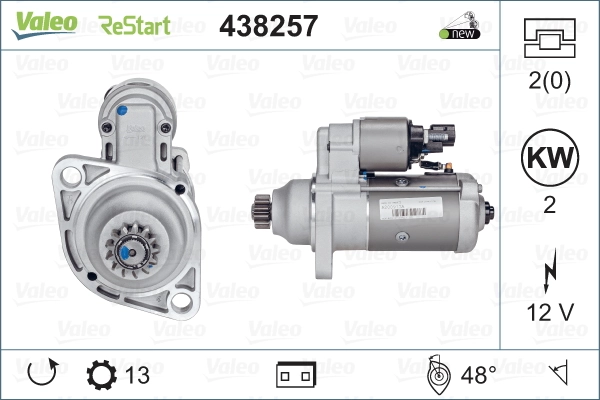 Купити 438257 VALEO Стартер