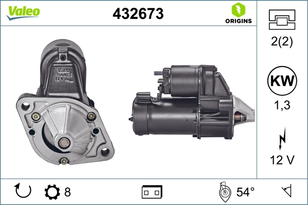 Купити 432673 VALEO Стартер