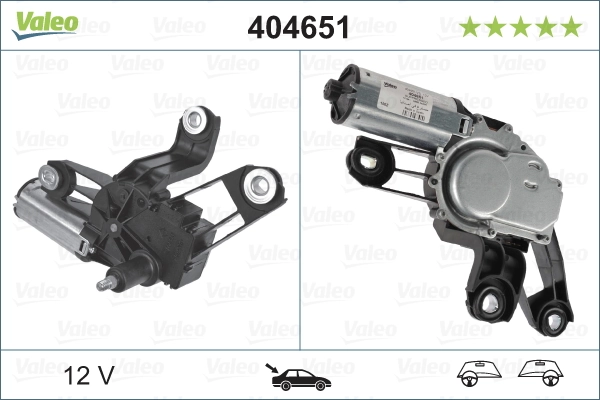 Склоочисник дверей задка VALEO 404651 ціна, від 87.56 USD