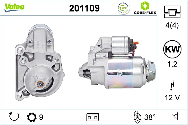 Стартер автомобільний Jurid/Bendix CS980