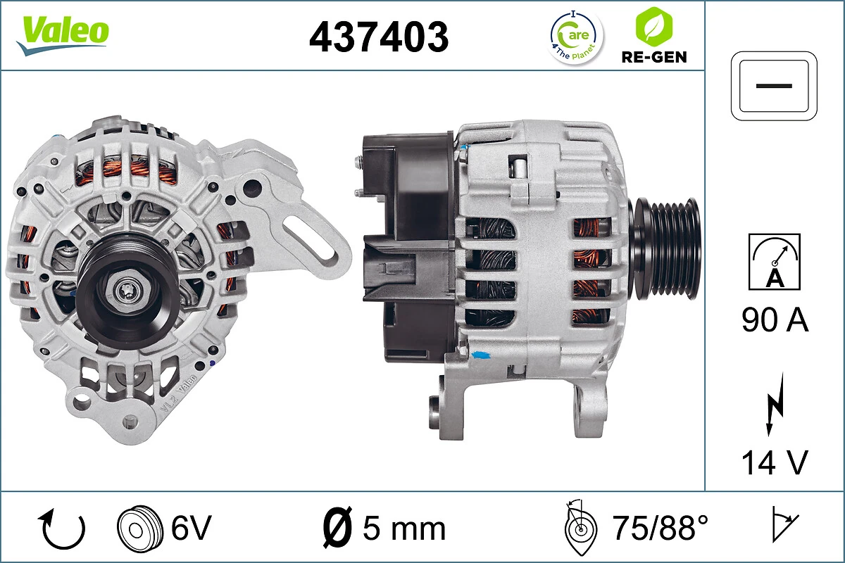 Купити 437403 VALEO Генератор