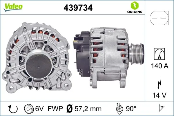 Купити 439734 VALEO Генератор