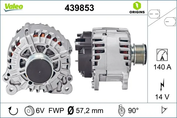 Купити 439853 VALEO Генератор