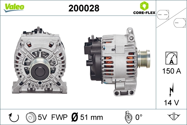Купити 200028 VALEO Генератор