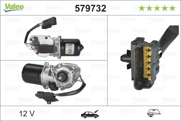 Купити 579732 VALEO Мотор трапеції склоочисника