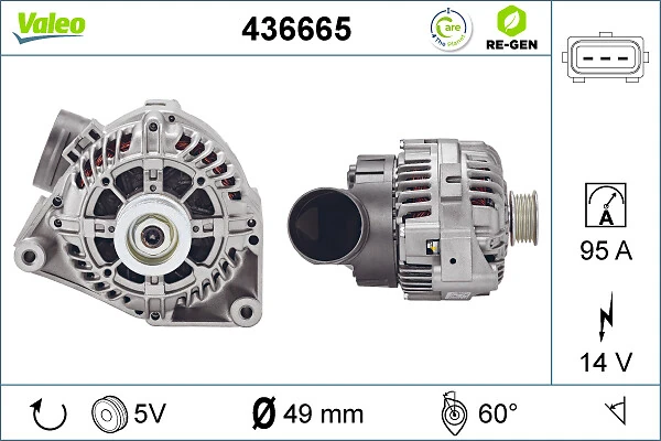 Купити 436665 VALEO Генератор