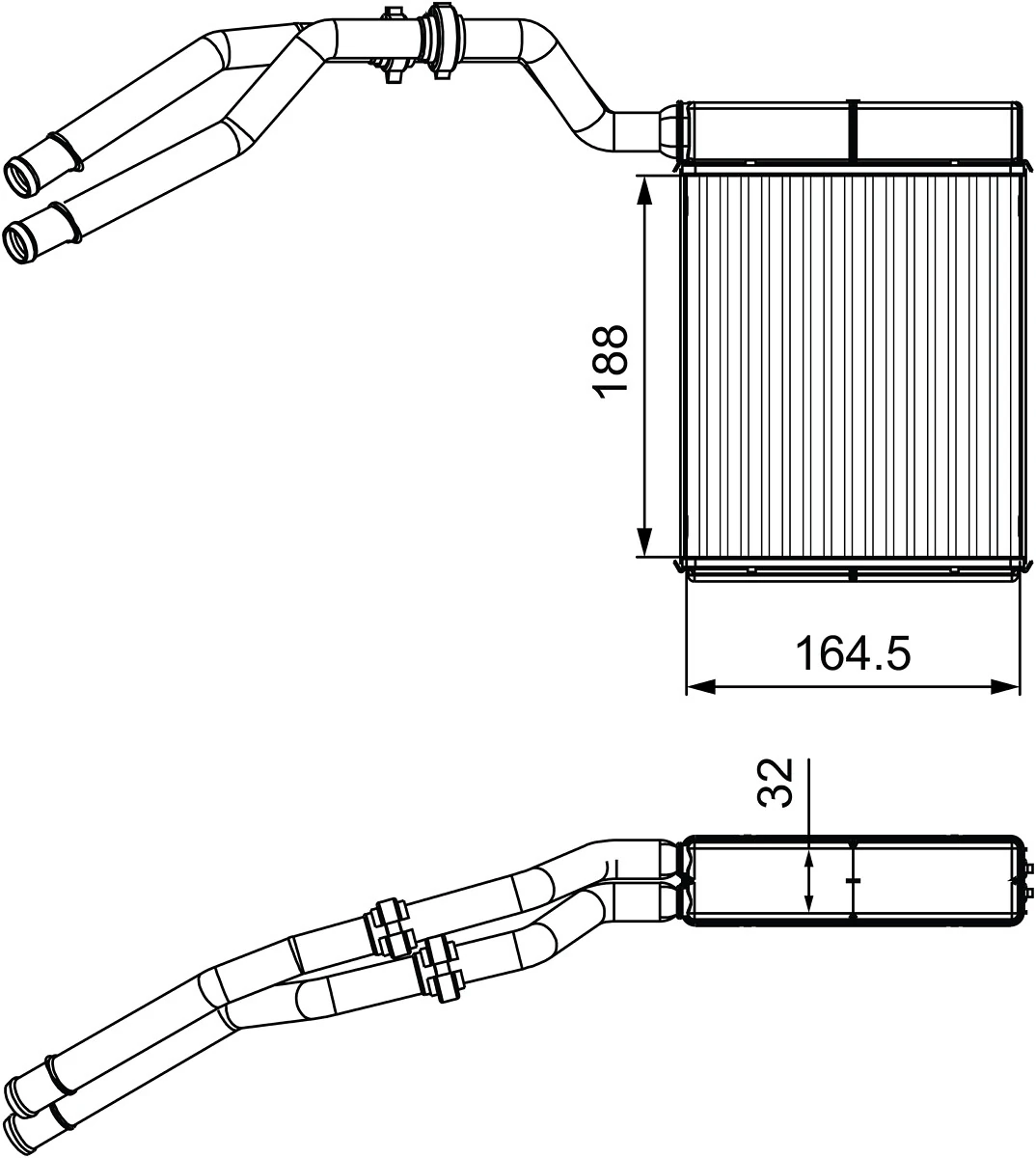 Купити Радіатор пічки Ford Mondeo V CD