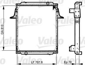 5001866239 Renault (RVI) Радіатор охолодження двигуна
