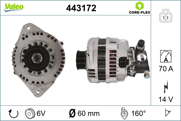 Купити 443172 VALEO Генератор