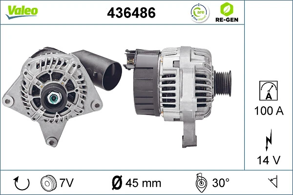 Купити 436486 VALEO Генератор