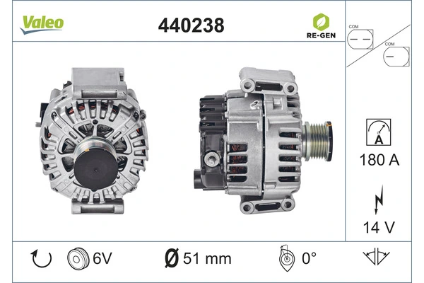 Купити 440238 VALEO Генератор